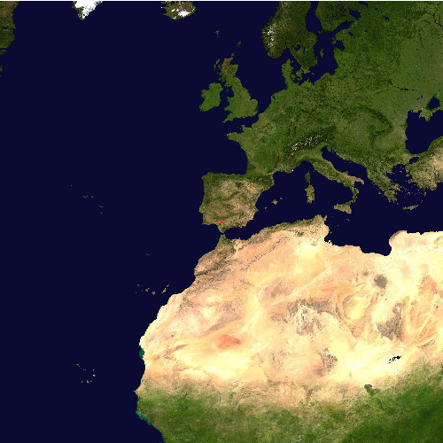 Position des Flughafens