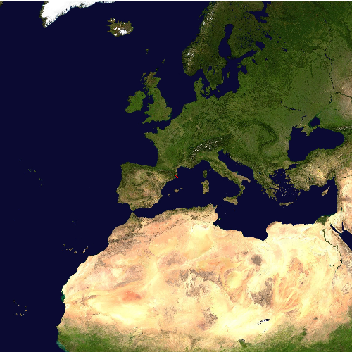 Position des Flughafens