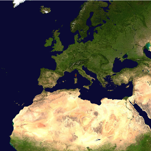 Position des Flughafens