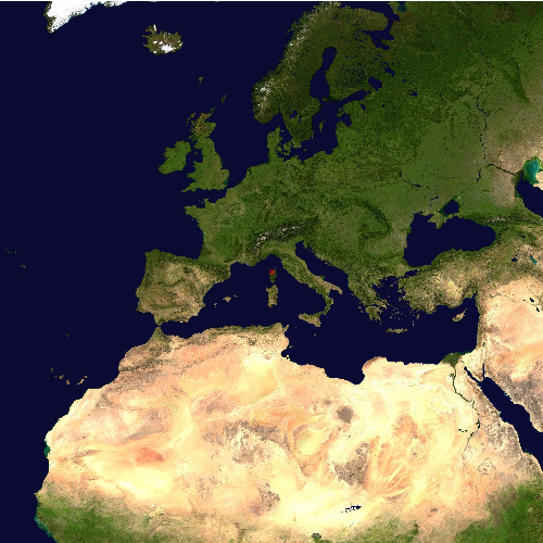 Position des Flughafens