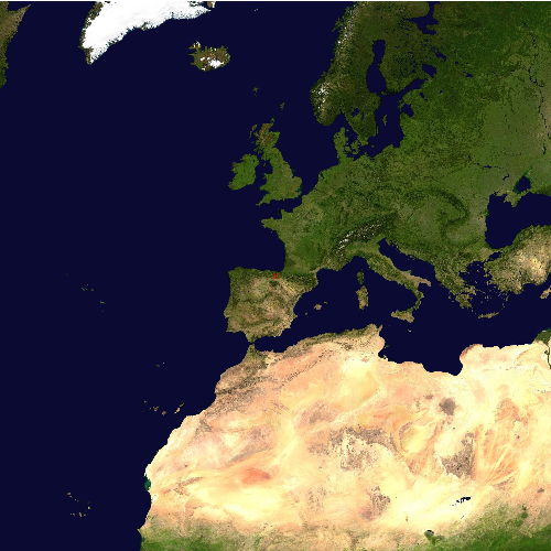 Position des Flughafens