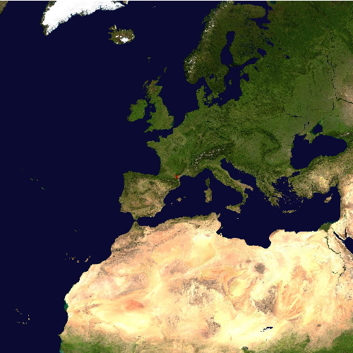 Position des Flughafens