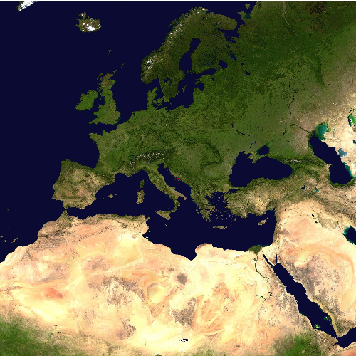Position des Flughafens