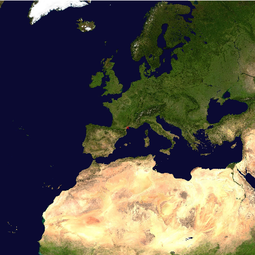 Position des Flughafens