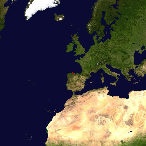 Position des Flughafens