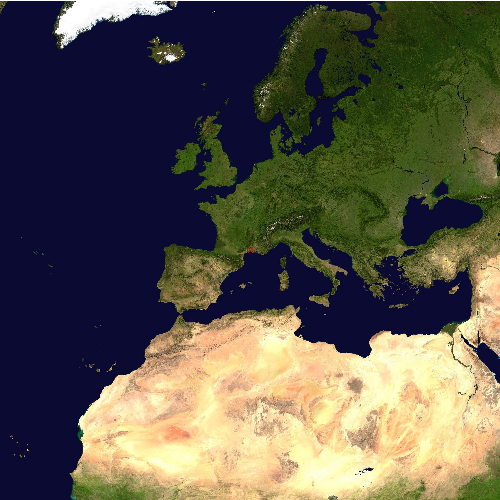 Position des Flughafens