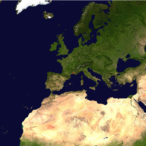 Position des Flughafens