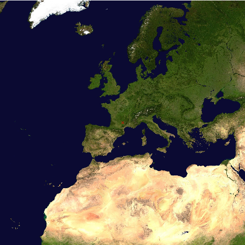 Position des Flughafens