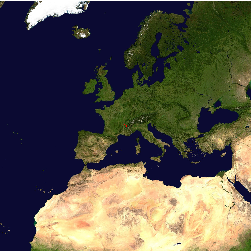 Position des Flughafens