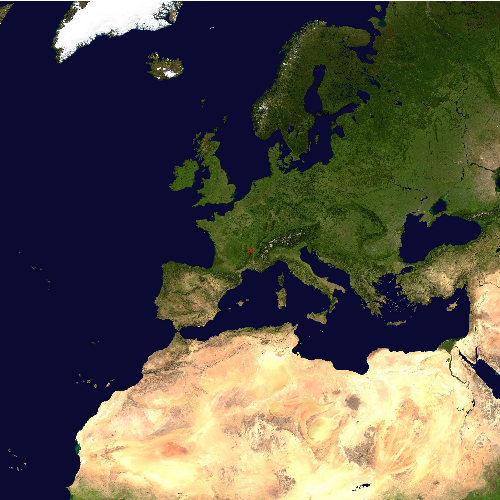 Position des Flughafens