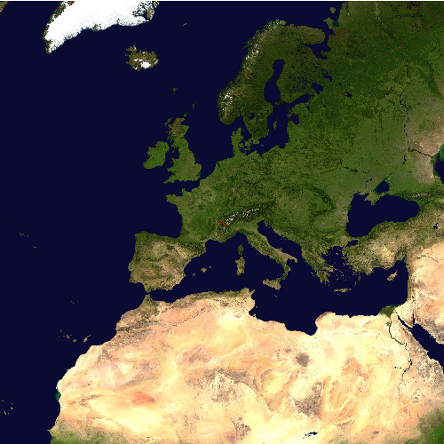 Position des Flughafens